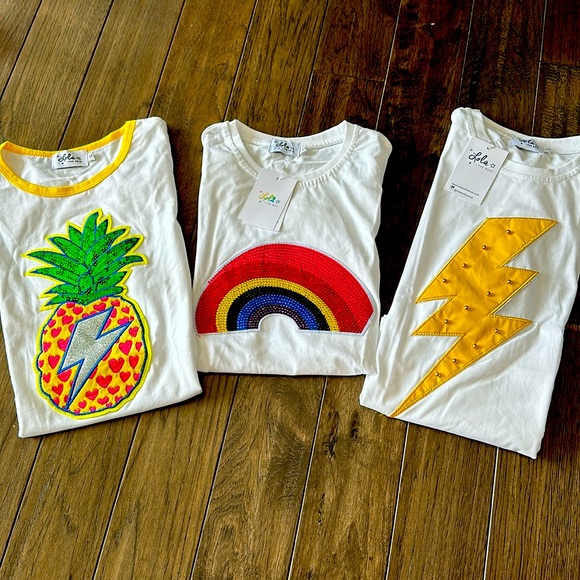 Lola and the boys size 12 t-shirts new